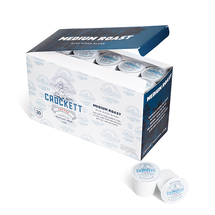 Walmart Product Photography – Coffee capsule box product photography on white background