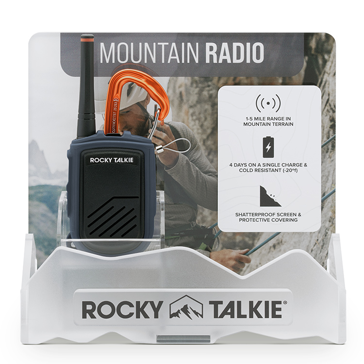 Walmart Product Photography – Rocky Talkie mountain radio package photography for Walmart marketplace listing