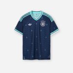Germany adidas soccer jersey flat lay photography