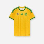 South Africa adidas soccer jersey flat lay photography