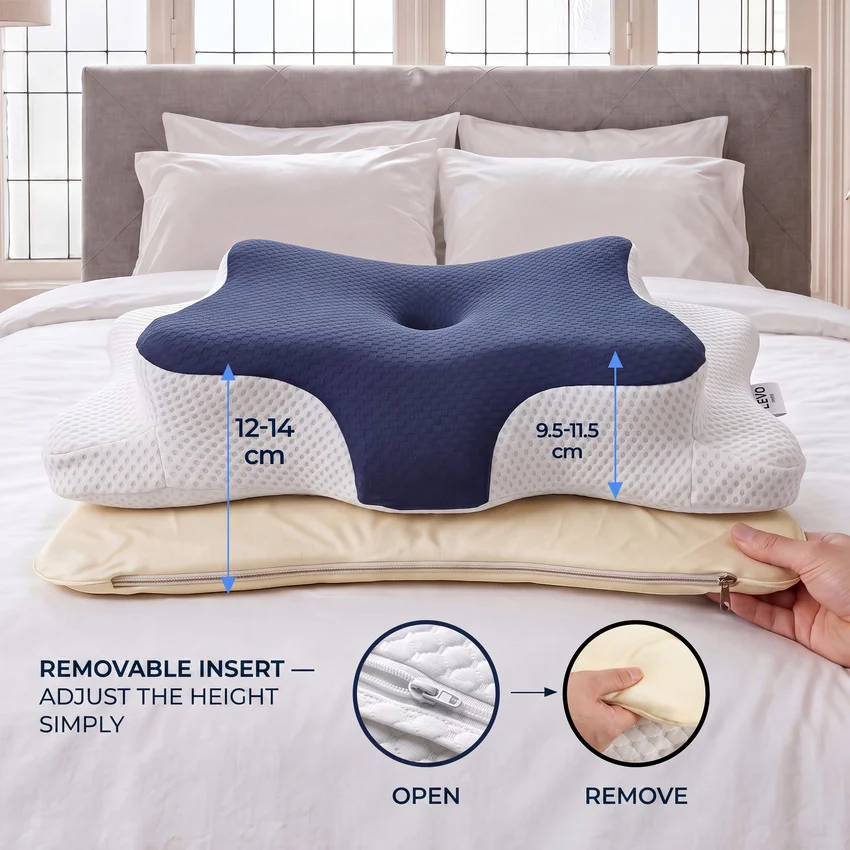 Removable insert and height adjustment detail — Amazon listing image, Shootify
