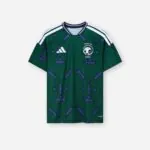 Saudi Arabia adidas soccer jersey flat lay photography