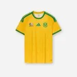 South Africa adidas soccer jersey flat lay photography